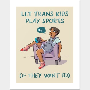 Let Trans Kids Play Sports Posters and Art